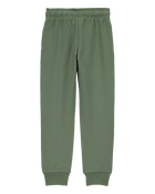 Kid Pull-On Drawstring Joggers - Green, image 2 of 4 slides