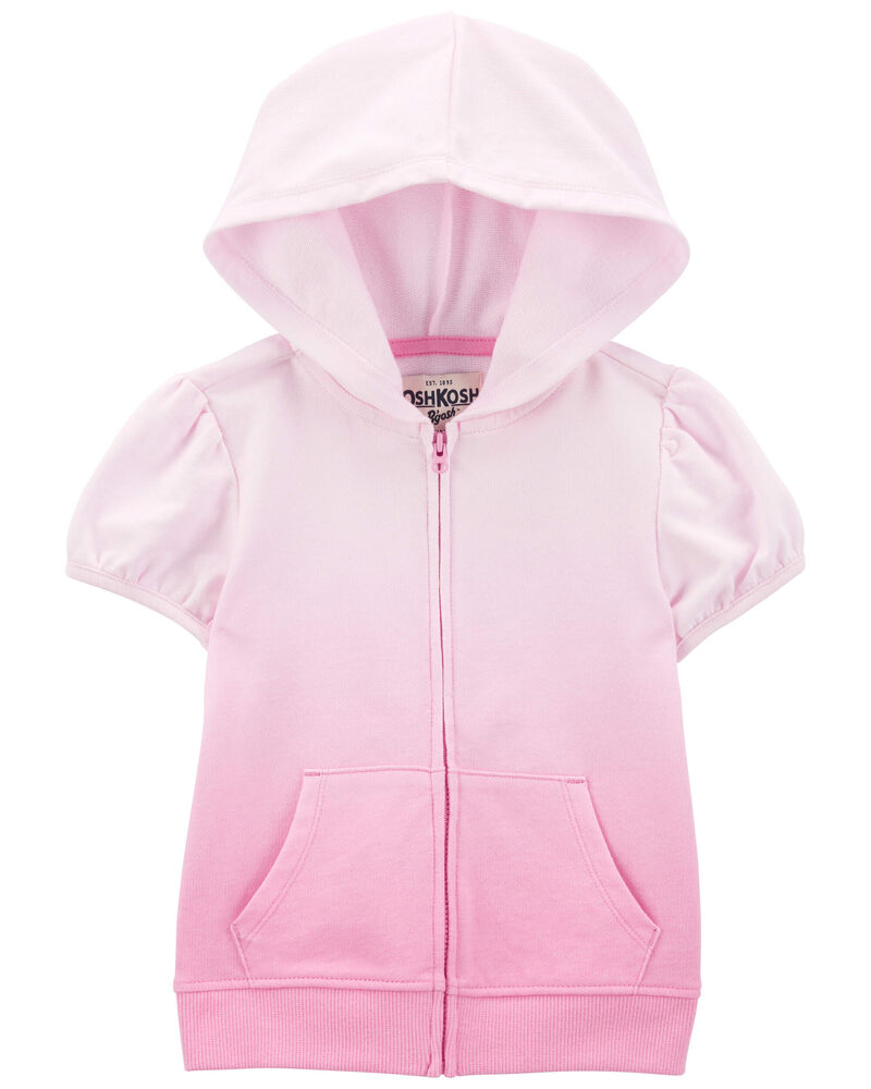 Toddler Terry Hooded Full Zip Cover-Up , image 1 of 2 slides