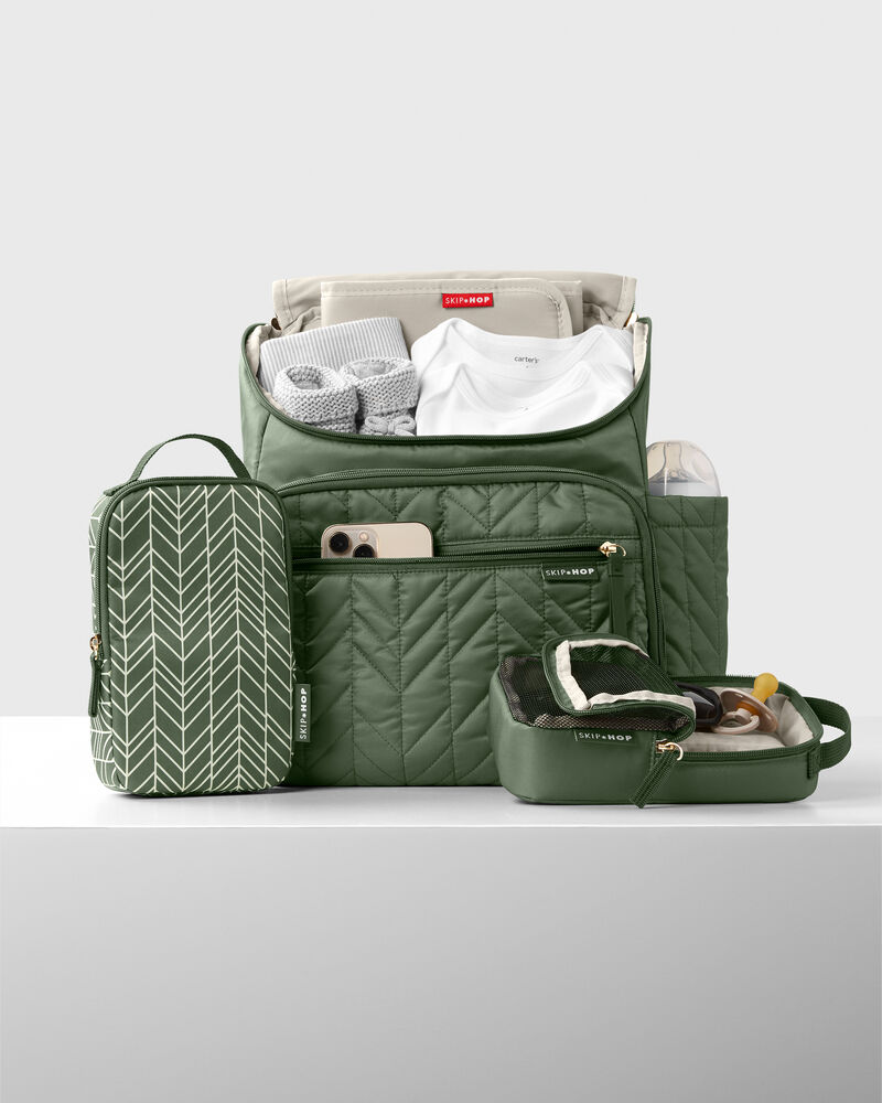 Forma Backpack Diaper Bag - Sage, image 6 of 15 slides