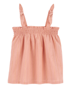 Baby Boho Chic Gauze Tank - Orange, image 1 of 3 slides