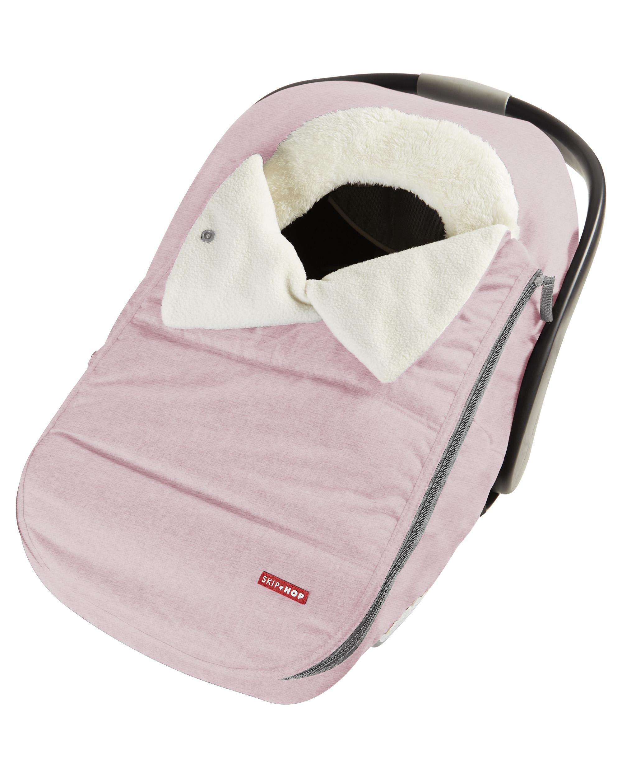 Stroll & Go Car Seat Cover - Pink Heather, 