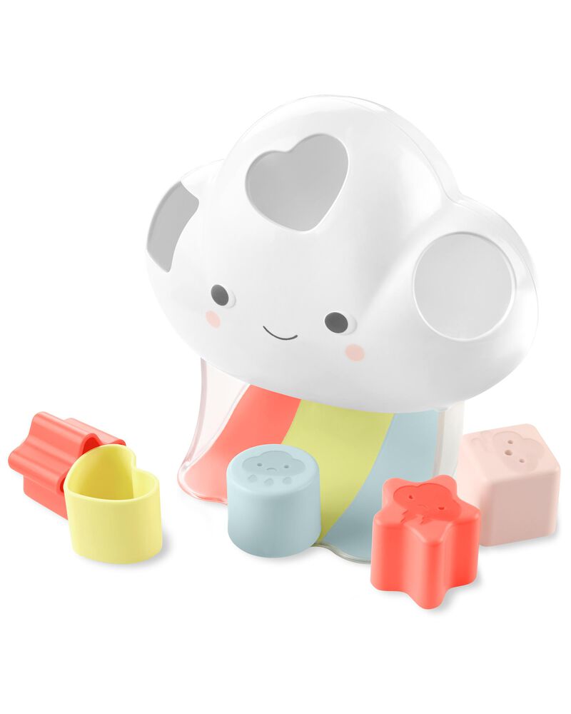 Silver Lining Cloud Feelings Shape Sorter Baby Toy, image 1 of 15 slides
