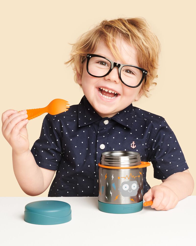 Spark Style Insulated Food Jar - Robot, image 4 of 5 slides