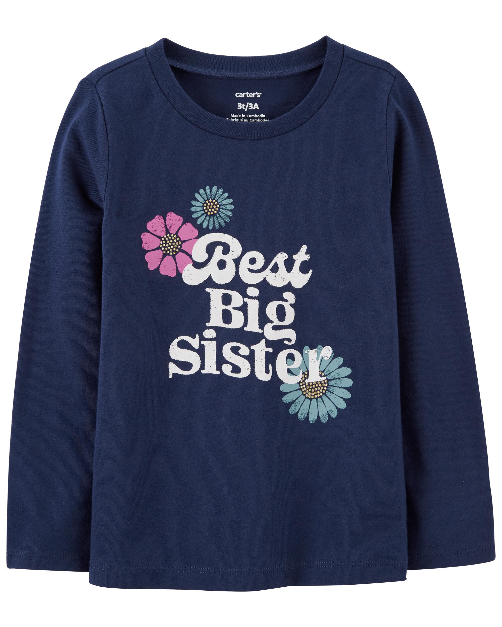 Big sister t shirt carters cheap
