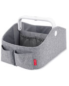 Nursery Style Light-Up Diaper Caddy - Heather Grey, image 1 of 9 slides