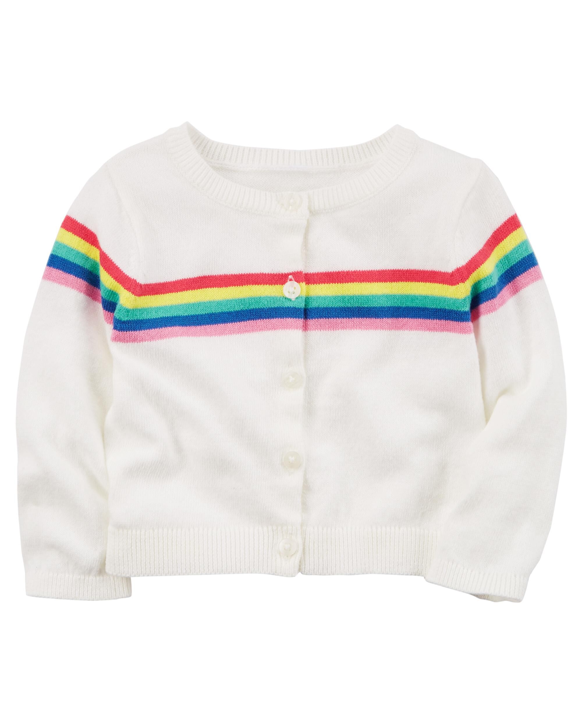 rainbow stripe cardigan