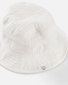 Toddler Organic Cotton Gauze Hat, image 2 of 2 slides