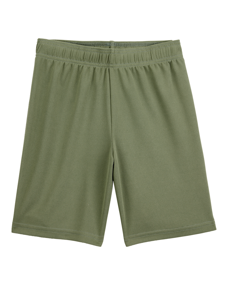 Boys Active Mesh Shorts - Green, image 1 of 4 slides