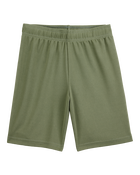 Boys Active Mesh Shorts - Green, image 1 of 4 slides