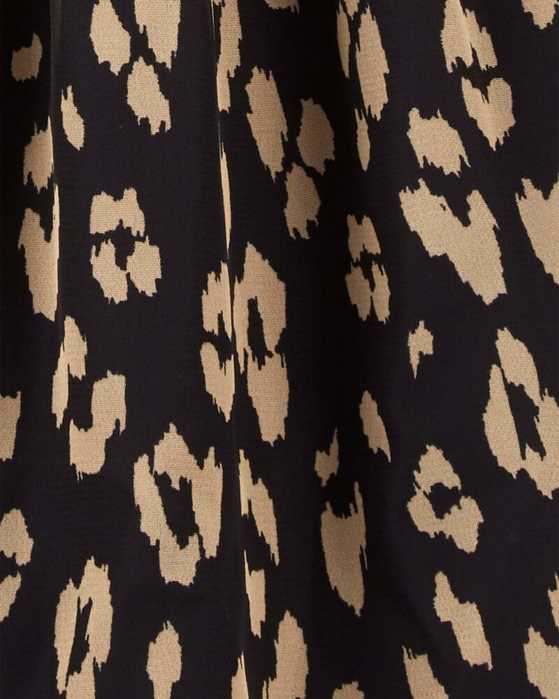 Baby Leopard Bow Dress, image 4 of 5 slides