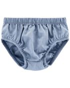 Baby Tiered Chambray Dress, image 3 of 5 slides