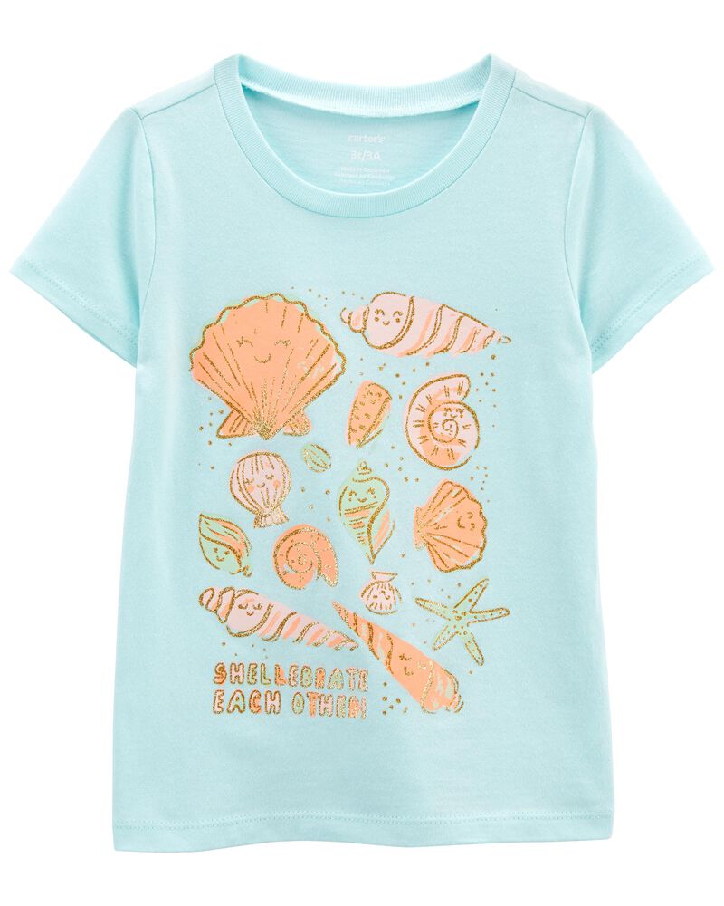 Toddler Seashell Graphic Tee, image 1 of 3 slides