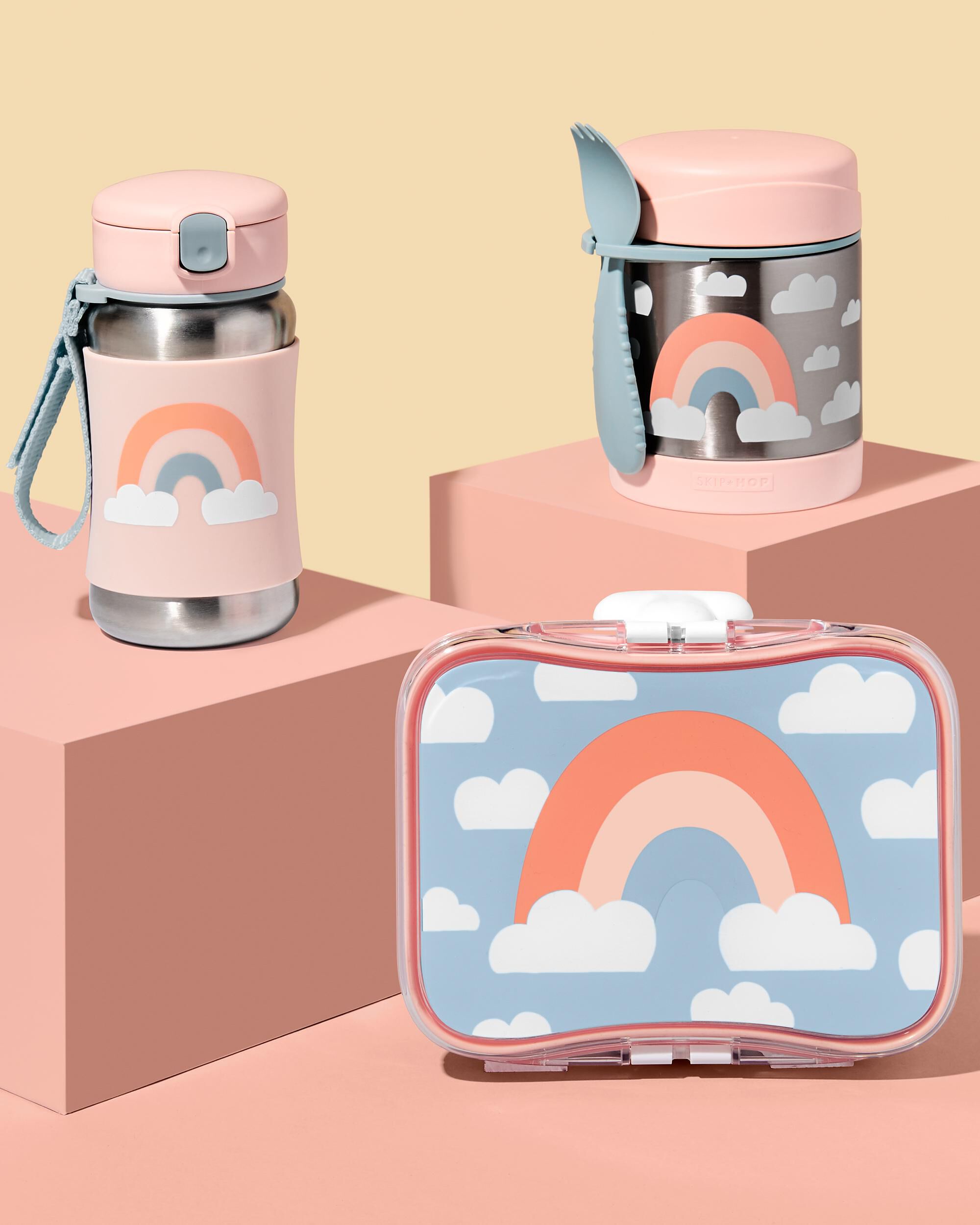 Rainbow Spark Style Lunch Kit Rainbow skiphop