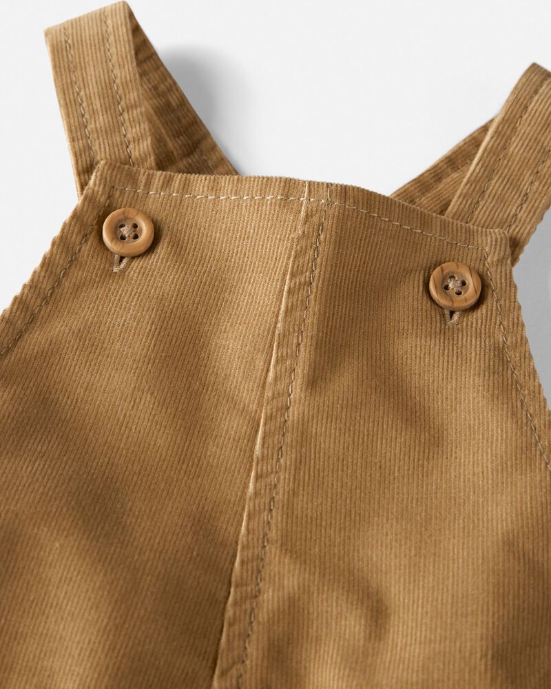 Baby Organic Cotton Corduroy Overalls, image 3 of 6 slides