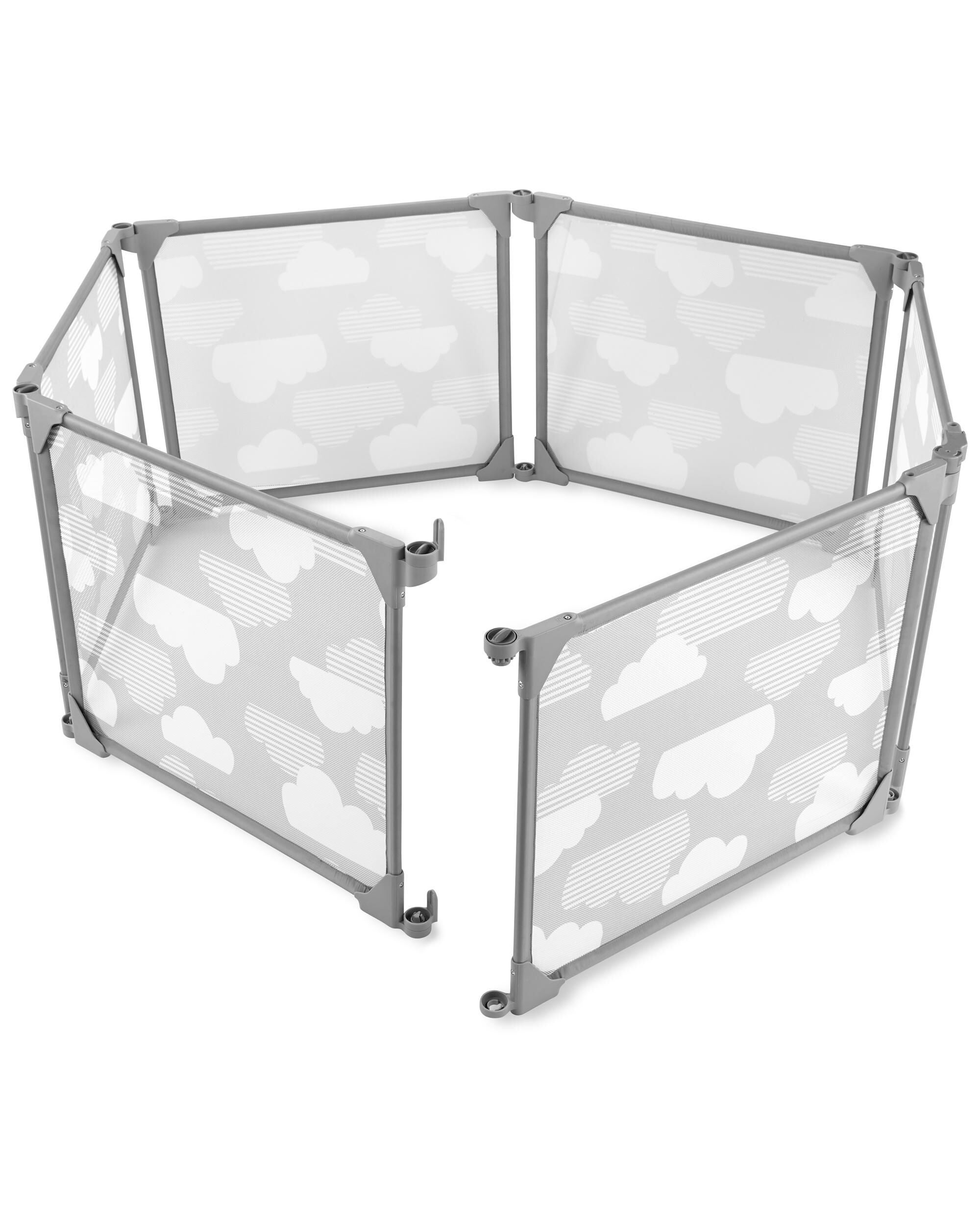 Grey Clouds Expandable Enclosure Grey Clouds skiphop