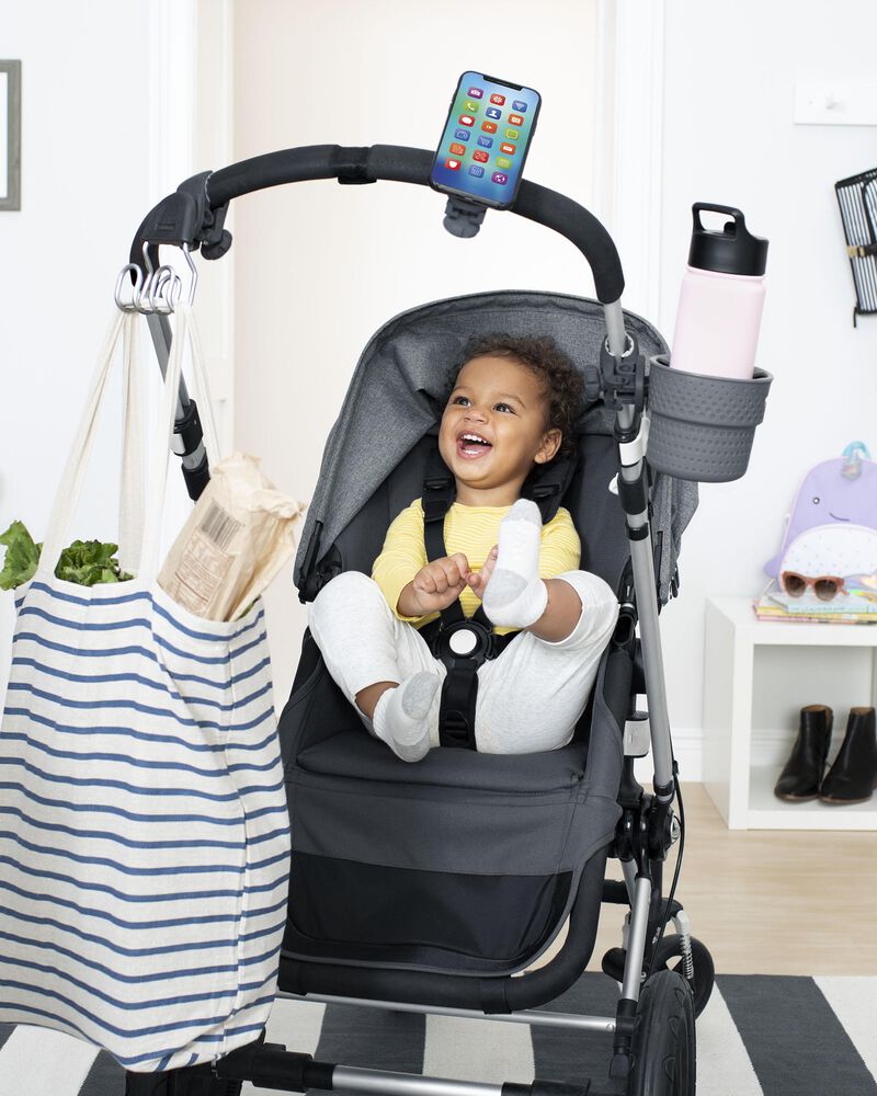 Stroll & Connect Universal Stroller Accessory Set - Charcoal, image 7 of 10 slides