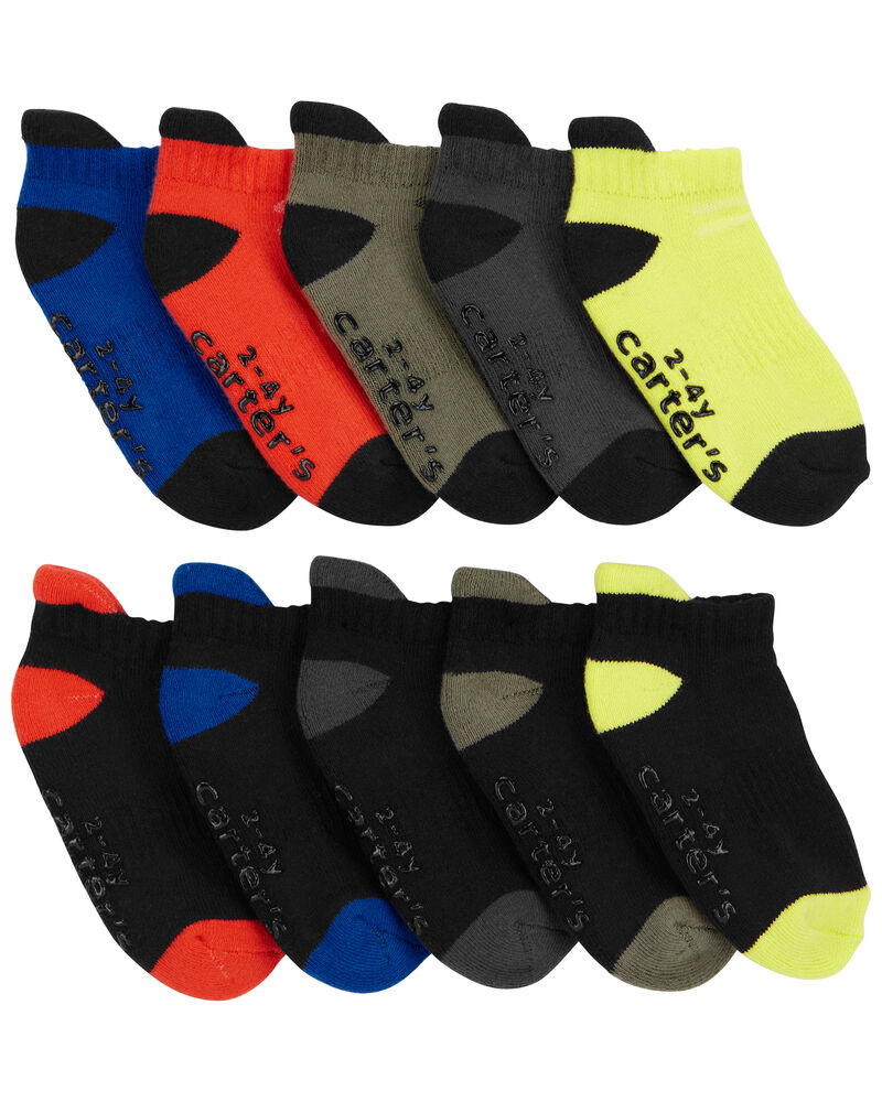 10-Pack Athletic Socks, image 1 of 2 slides