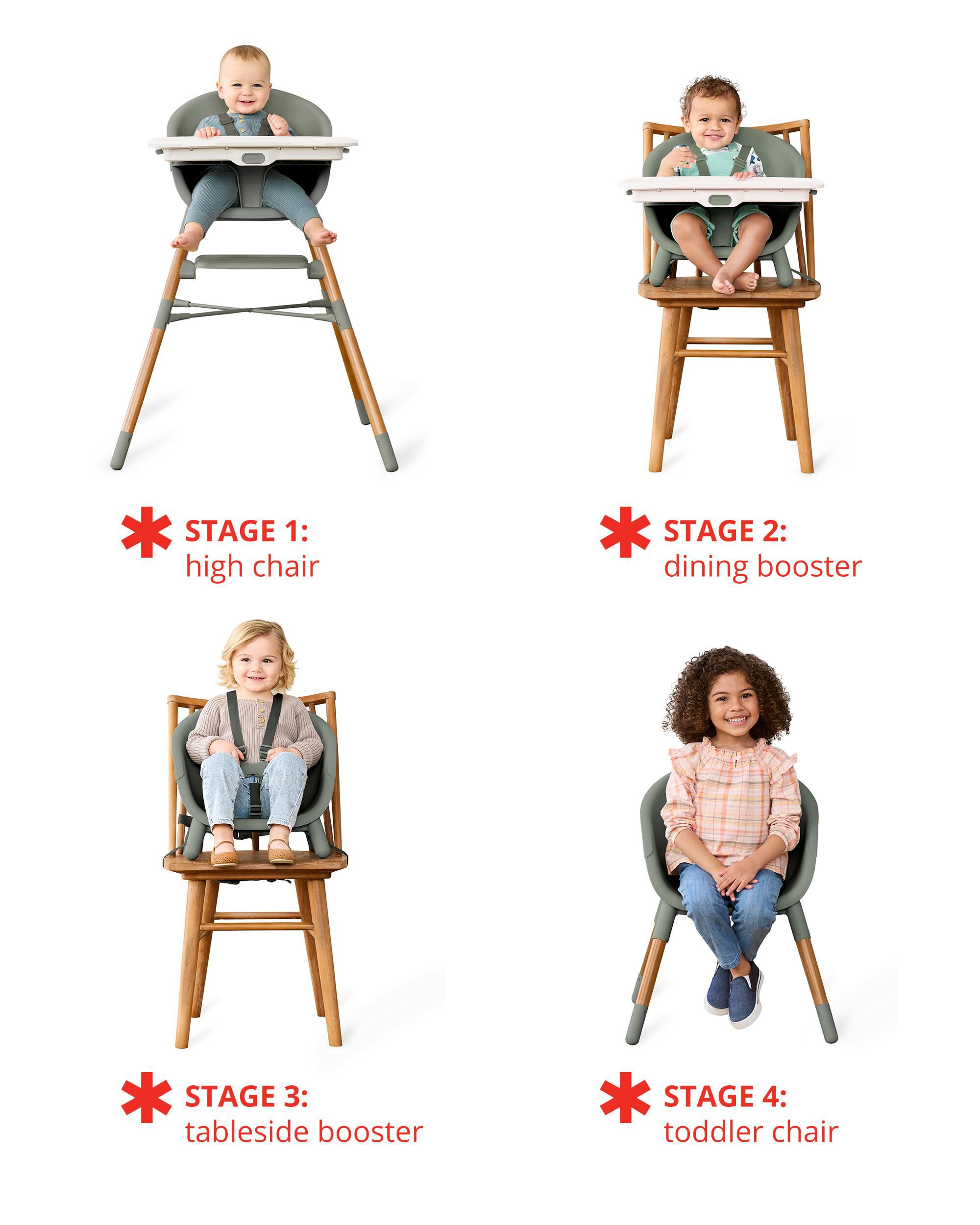 EON 4-in-1 High Chair - Thyme Green, 