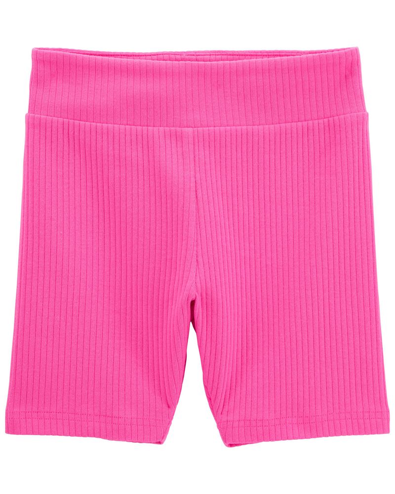 Kid Ribbed Bike Shorts, image 1 of 2 slides