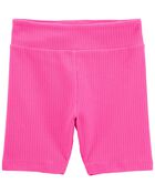 Kid Ribbed Bike Shorts, image 1 of 2 slides