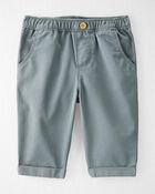 Baby Organic Cotton Twill Pants in Slate, image 1 of 4 slides