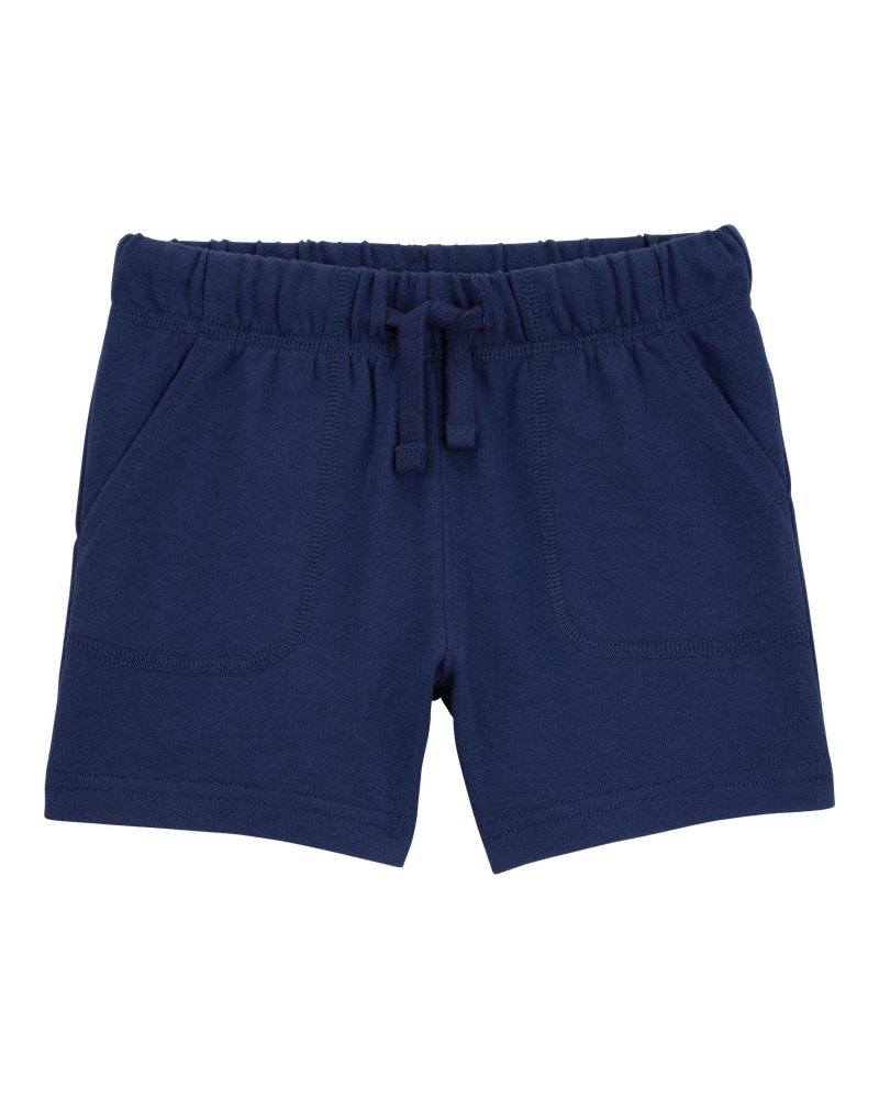 Toddler Boy Pull-On French Terry Shorts - Navy, image 1 of 6 slides