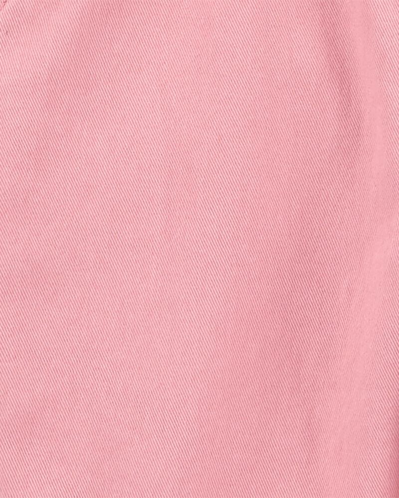 Toddler Tie-Front Twill Overalls, image 3 of 3 slides