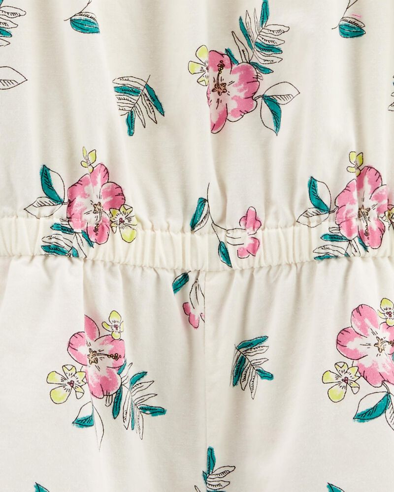 Kid Floral Print Romper, image 2 of 3 slides
