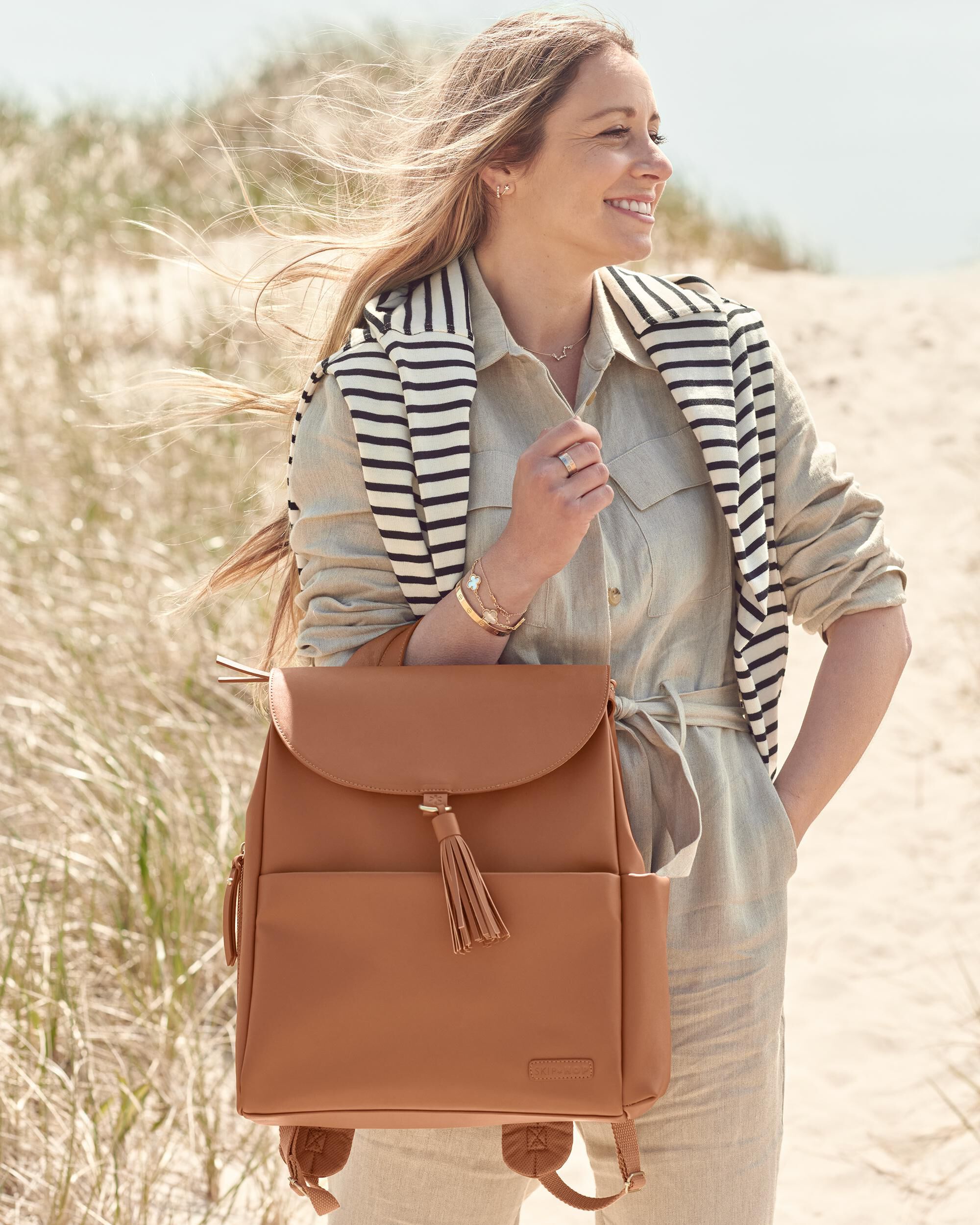 Toffee Greenwich Vari Diaper Backpack Toffee skiphop