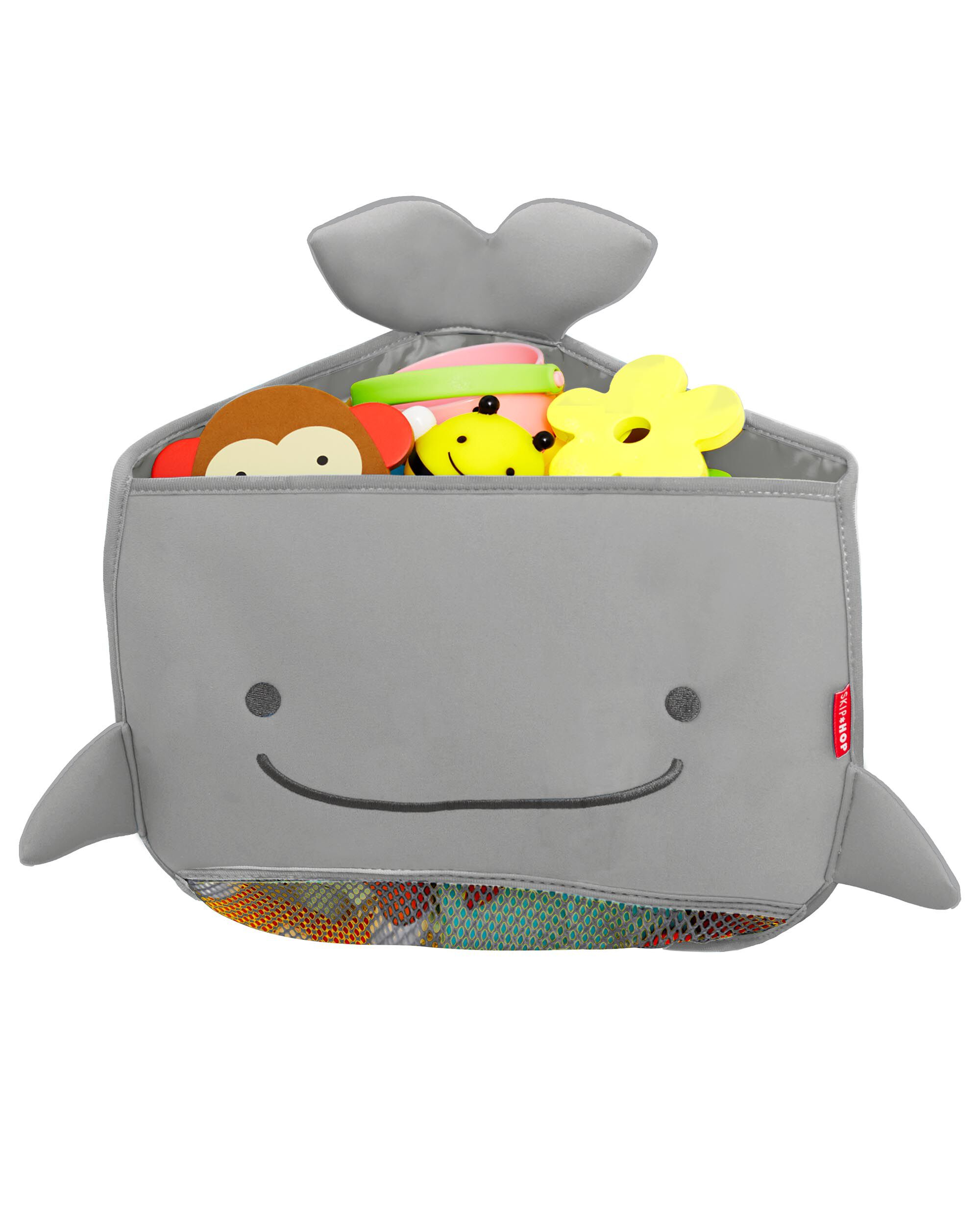 Moby Corner Bath Toy Organizer - Grey, image 8 of 8 slides