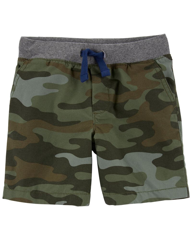Toddler Camo Pull-On Dock Shorts, image 1 of 3 slides