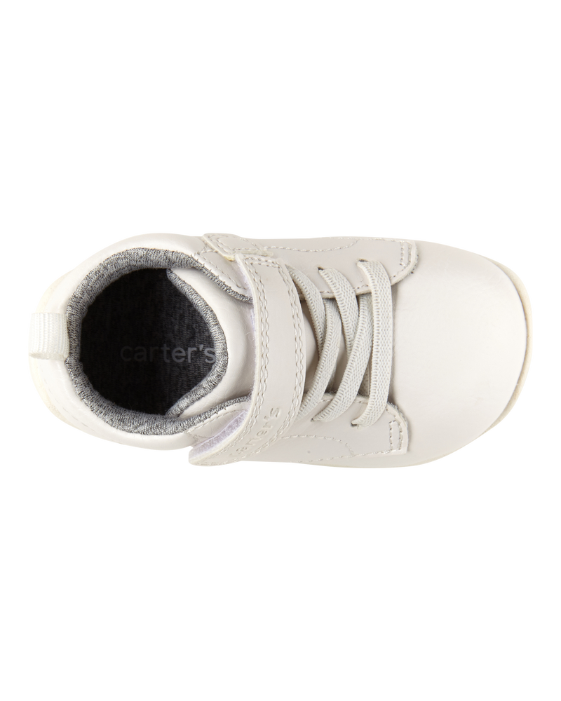 Every Step® First Walker High-Top Sneakers - White, image 4 of 6 slides