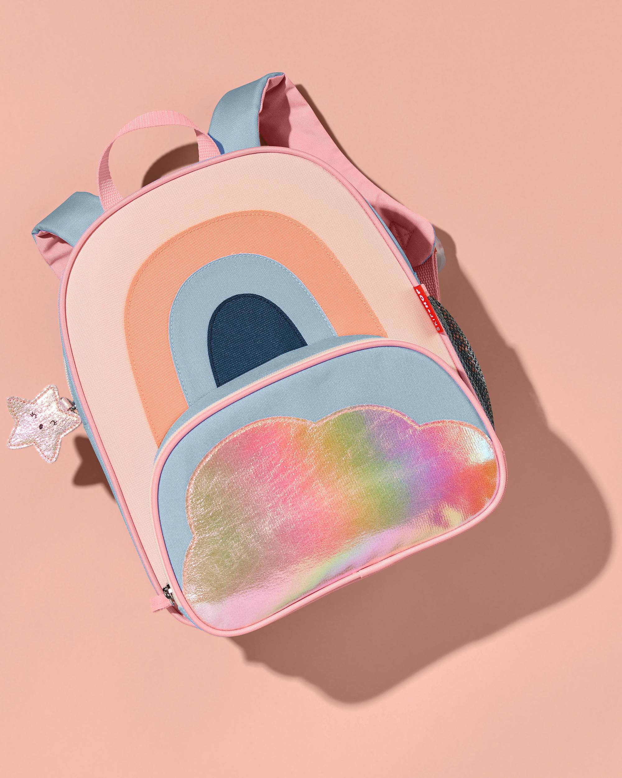 Kids rainbow clearance backpack