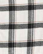 Toddler Plaid Twill Flannel Dress, image 3 of 3 slides