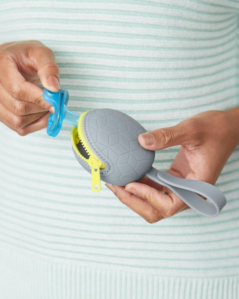 Grab & Go Silicone Pacifier Holder, image 10 of 11 slides