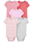 Baby 5-Pack Short-Sleeve Bodysuits, image 1 of 5 slides