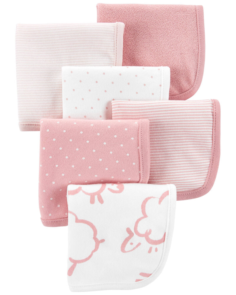 Baby 6-Pack Wash Cloths, image 1 of 1 slides
