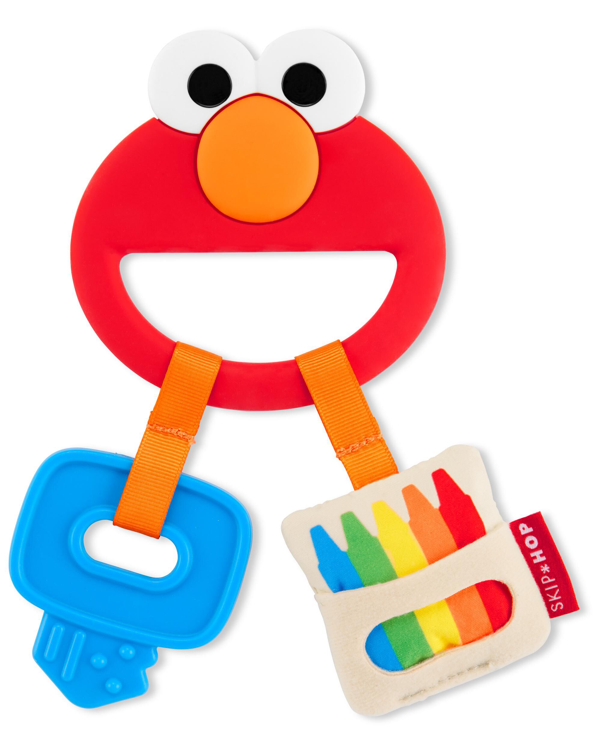 Baby Sesame Street Elmo Silicone Teether, image 1 of 1 slides