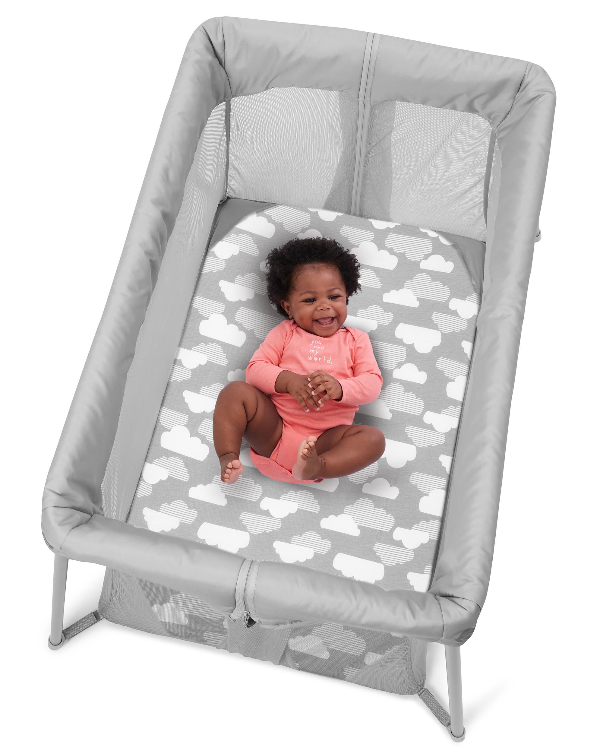 Travel Crib Fitted Sheet Set Skiphop Com
