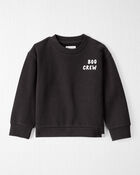 Toddler Organic Cotton Boo Crew Pullover, image 1 of 5 slides