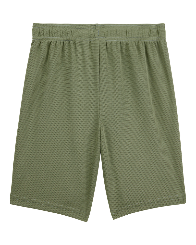 Boys Active Mesh Shorts - Green, image 2 of 4 slides