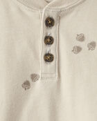 Baby Boy Acorn Short-Sleeve Tee - Brown, image 2 of 3 slides