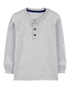 Baby Long-Sleeve Henley Tee, image 1 of 3 slides
