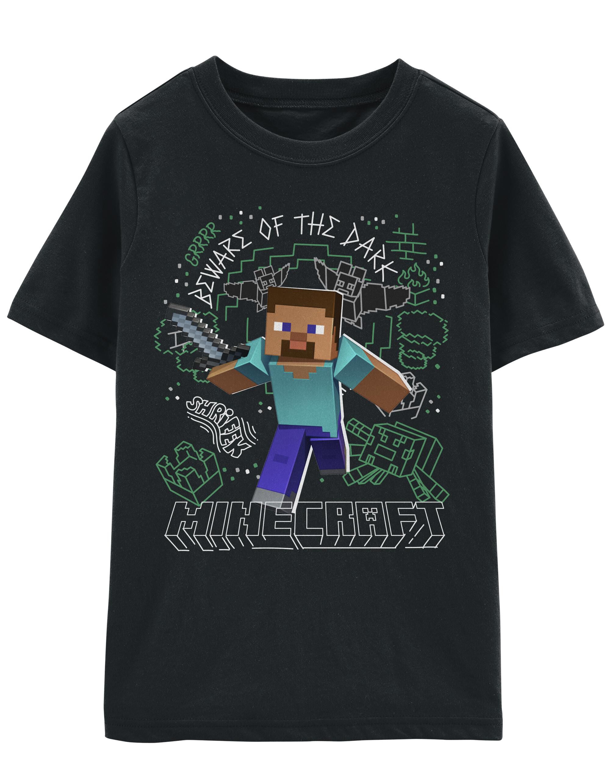 Black Kid Minecraft Tee skiphop