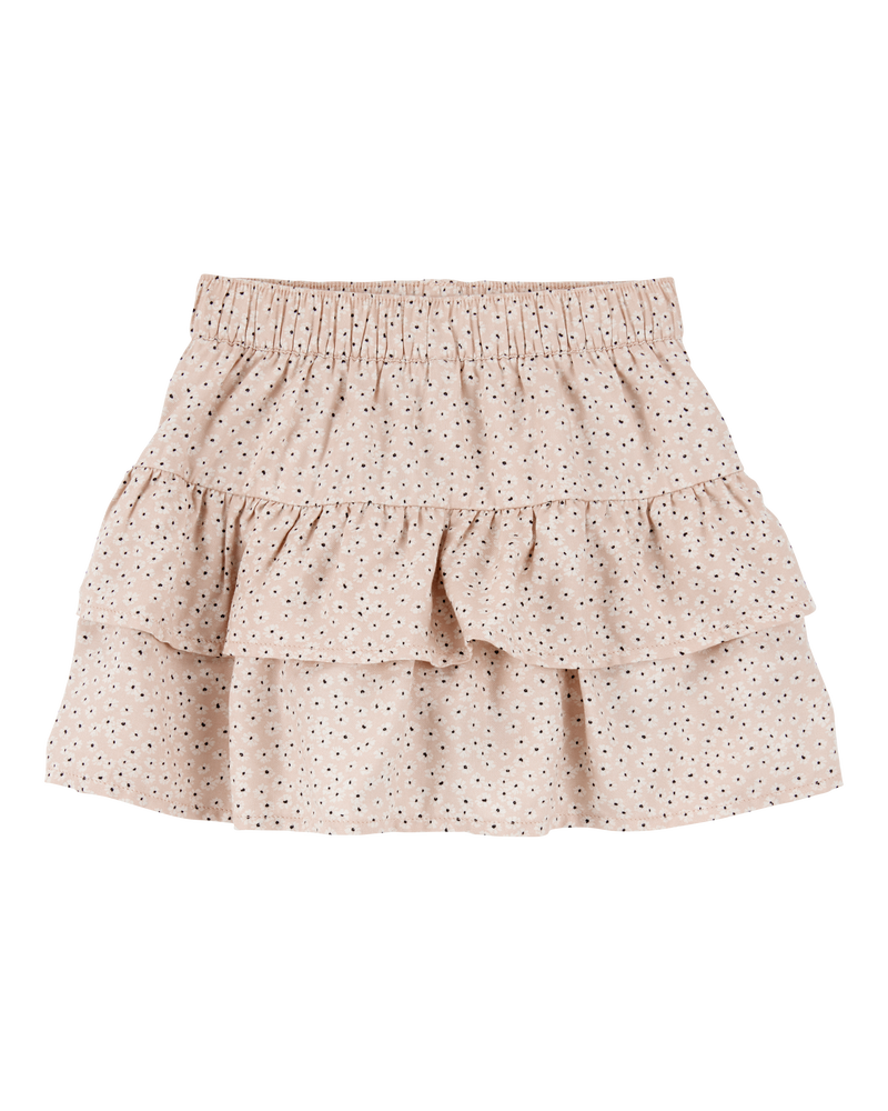Toddler Floral Pull-On Ruffle Skort, image 1 of 6 slides