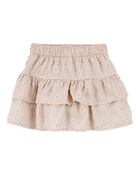 Toddler Floral Pull-On Ruffle Skort, image 1 of 6 slides