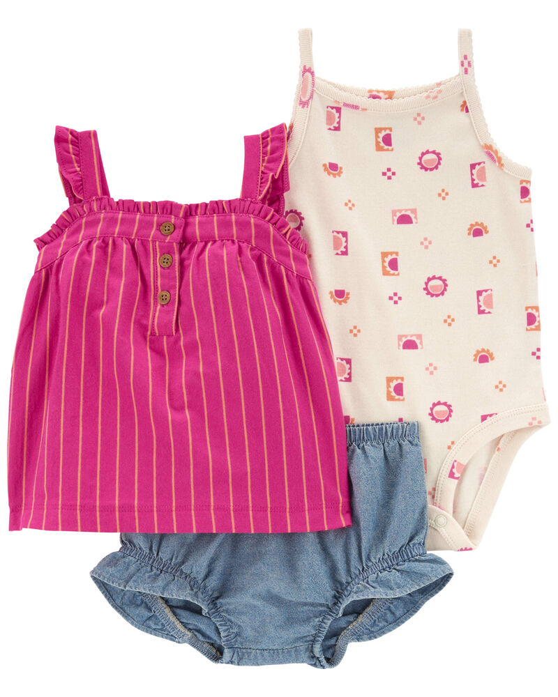 Baby 3-Piece Little Short Set, image 1 of 5 slides