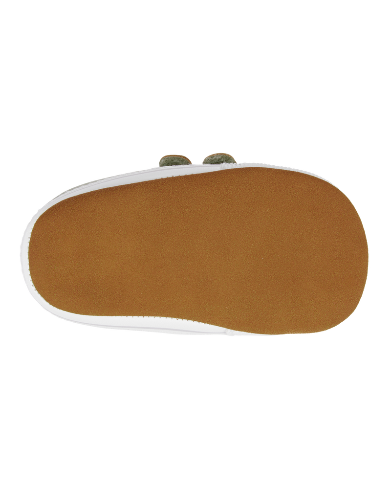 Baby Dinosaur Slip-On Shoes - Olive, image 5 of 7 slides