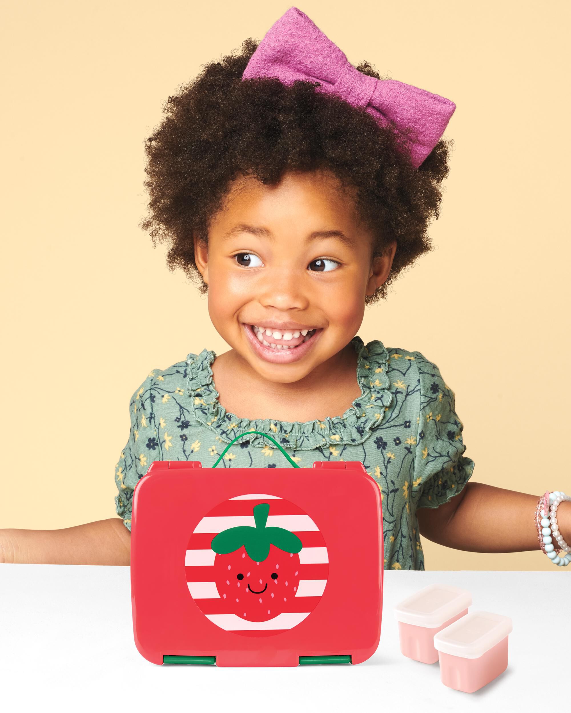 Spark Style Bento Lunch Box - Strawberry, image 5 of 6 slides