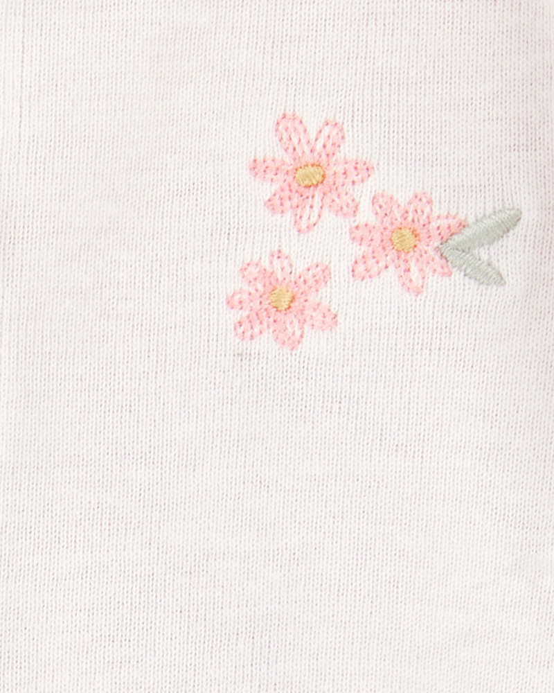 Baby 2-Piece Bodysuit Dress & Cardigan Set - Pink/Ivory, image 6 of 8 slides